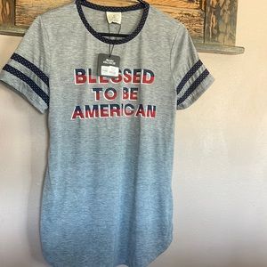 Blessed to be American t shirt